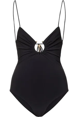CHRISTOPHER ESBER Ruched Orbit Lycra One Piece Swimsuit