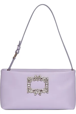 Roger Vivier Mini Rv Nightlily Leather Shoulder Bag