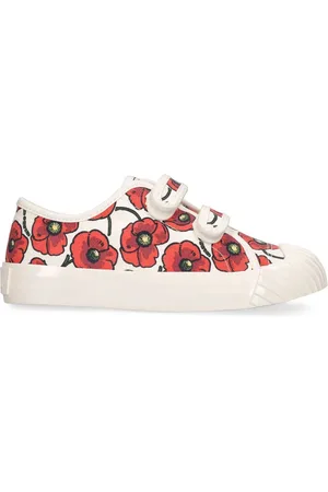 Kenzo Flower Print Strap Sneakers