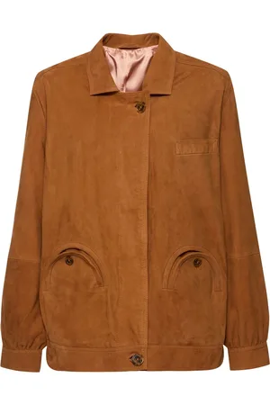 Blazé Milano Viva Cleo Suede Bomber Jacket