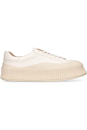 Jil Sander 40mm Vulcanized Leather Sneakers