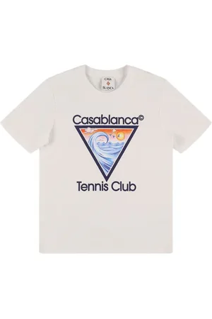 Casablanca Logo Printed Cotton Jersey T-shirt