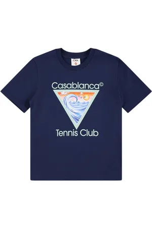 Casablanca Logo Printed Cotton Jersey T-shirt