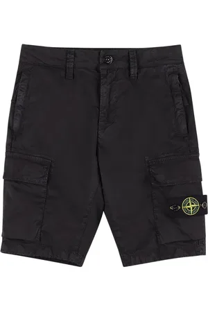 Stone Island Stretch Cotton Gabardine Cargo Shorts