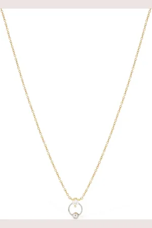 DELFINA DELETTREZ Two-in-one Small Diamond Necklace