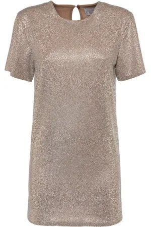 GIUSEPPE DI MORABITO Embellished Viscose Mini Dress
