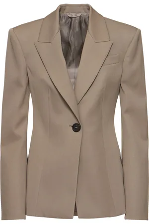 The Attico Gabardine Single Breasted Blazer