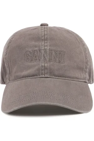 Ganni Cotton Baseball Cap