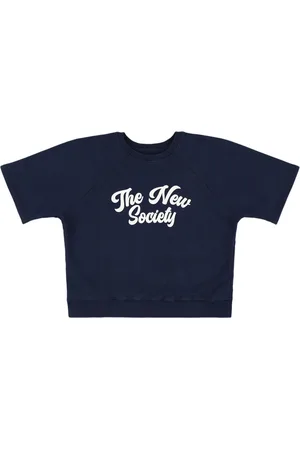 The New Society Short Sleeve Cotton Sweatshirt
