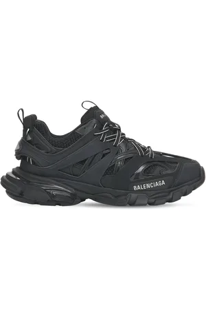 Balenciaga 30mm Track Faux Leather & Mesh Sneakers