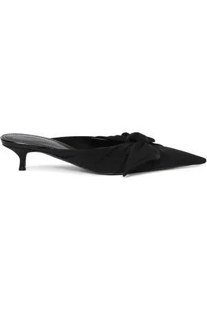 Balenciaga 40mm Knife Nylon Knot Mules