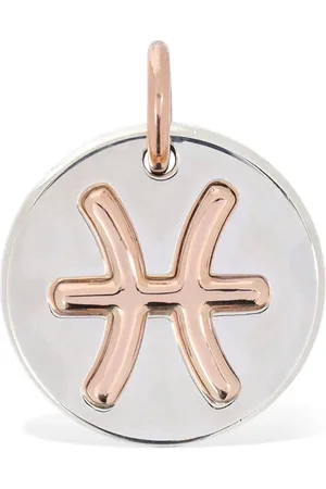 Dodo 9kt Rose Gold & Silver Pisces Charm