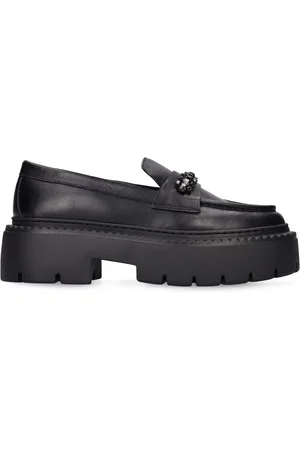 Jimmy Choo 40mm Bryer Leather Loafers
