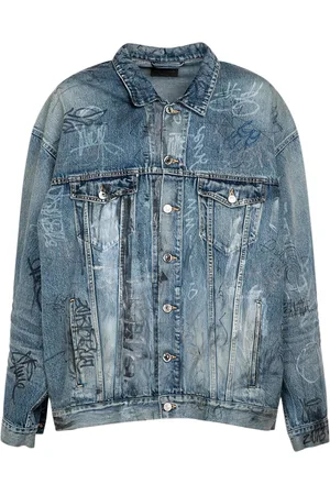 Balenciaga Oversize Cotton Denim Jacket