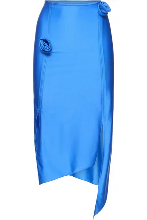 COPERNI Flower Stretch Jersey Midi Skirt