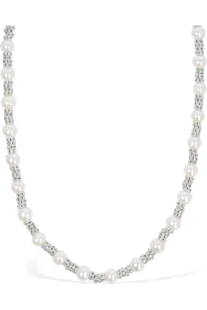 MAGDA BUTRYM Double Wrap Faux Pearl Necklace