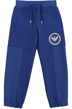 Emporio Armani Cotton Terry Sweatpants W/logo