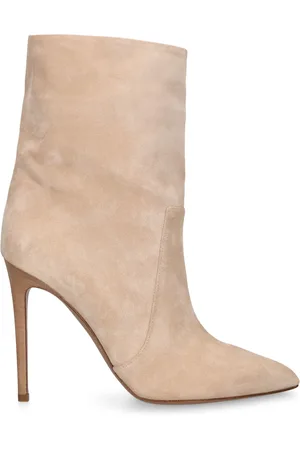 PARIS TEXAS 105mm Stiletto Suede Ankle Boots