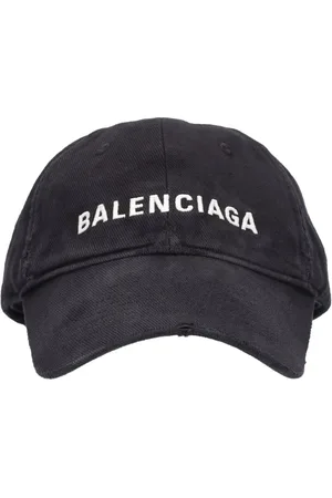 Balenciaga Logo Embroidered Cotton Cap