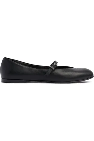 Max Mara 10mm Mmballet Leather Ballerina Flats