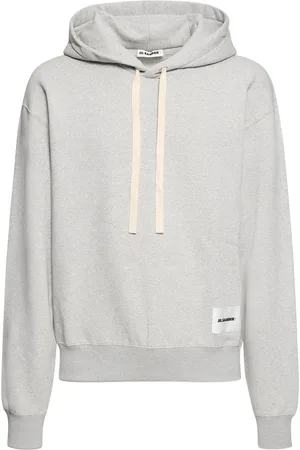 Jil Sander Compact Cotton Terry Sweatshirt Hoodie