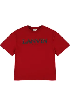 Lanvin Logo Cotton Jersey T-shirt
