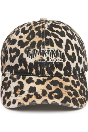 Ganni Printed Baseball Cap