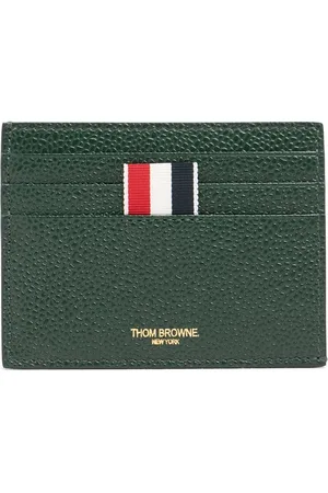 Thom Browne Pebble Grained Leather Card Holder