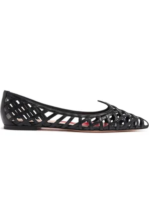 Roger Vivier 10mm I Love Vivier Leather Ballerinas