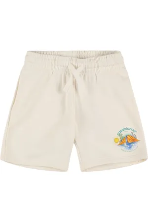 Casablanca Printed Cotton Sweat Shorts