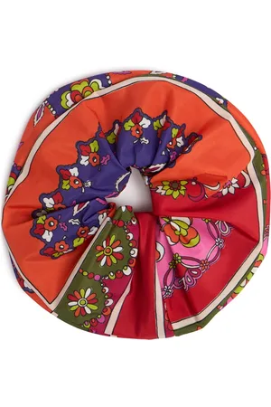 Puccini Printed Jersey Scrunchies