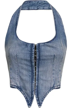 Miaou Dani Cotton Denim Vest