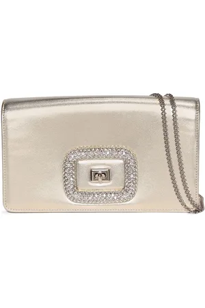 Roger Vivier Mini Viv Choc Jewel Clutch