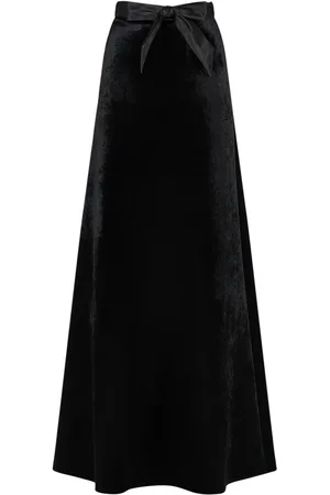 Balenciaga Viscose Blend A-line Maxi Skirt