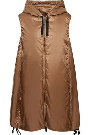 Max Mara Greengi Hooded Midi Puffer Vest