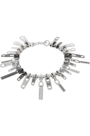 Balenciaga Zip-up Brass & Zamak Choker
