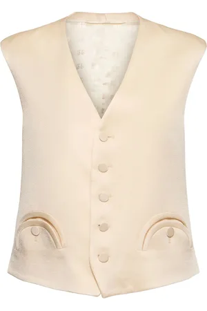 Blazé Milano Feral Viscose Blend Satin Vest