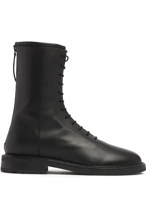 LEGRES 20mm Leather Combat Boots