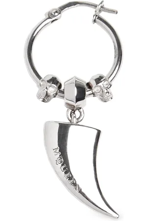 Alexander McQueen Tiger Claw Brass Mono Earring