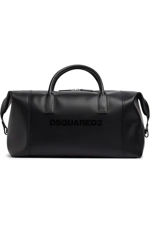Dsquared2 Logo Leather Duffle Bag