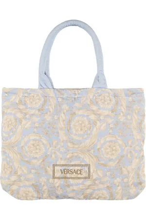 VERSACE Logo Printed Tote Bag