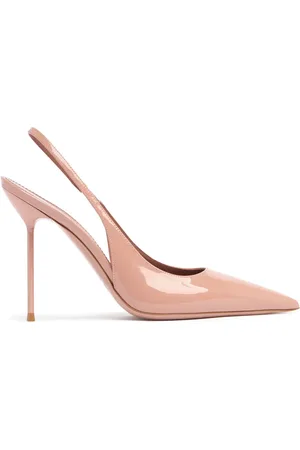 PARIS TEXAS 105mm Lidia Patent Leather Slingbacks