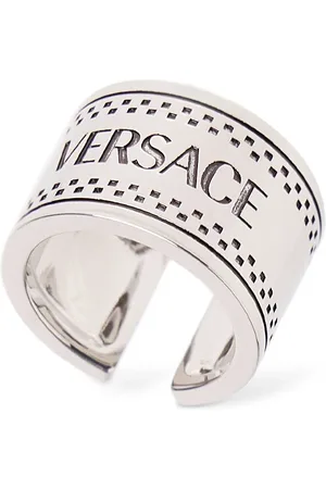 VERSACE Metal Logo Ring