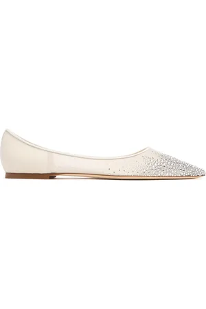 Jimmy Choo 10mm Love Mesh Flats