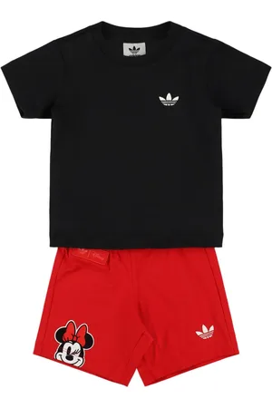 adidas Printed Cotton Jersey T-shirt & Shorts
