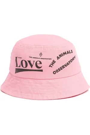 The Animals Observatory Printed Cotton Bucket Hat