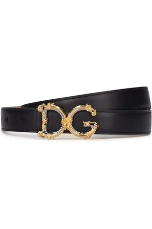 Dolce & Gabbana 2.5cm Dg Iconic Baroque Leather Belt