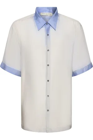 DRIES VAN NOTEN Cassidye Silk Short Sleeved Shirt