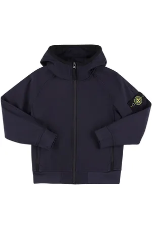 Stone Island Softshell Nylon Jacket W/ Logo Patch