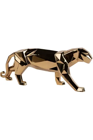 LLADRÒ Golden Panther Figurine